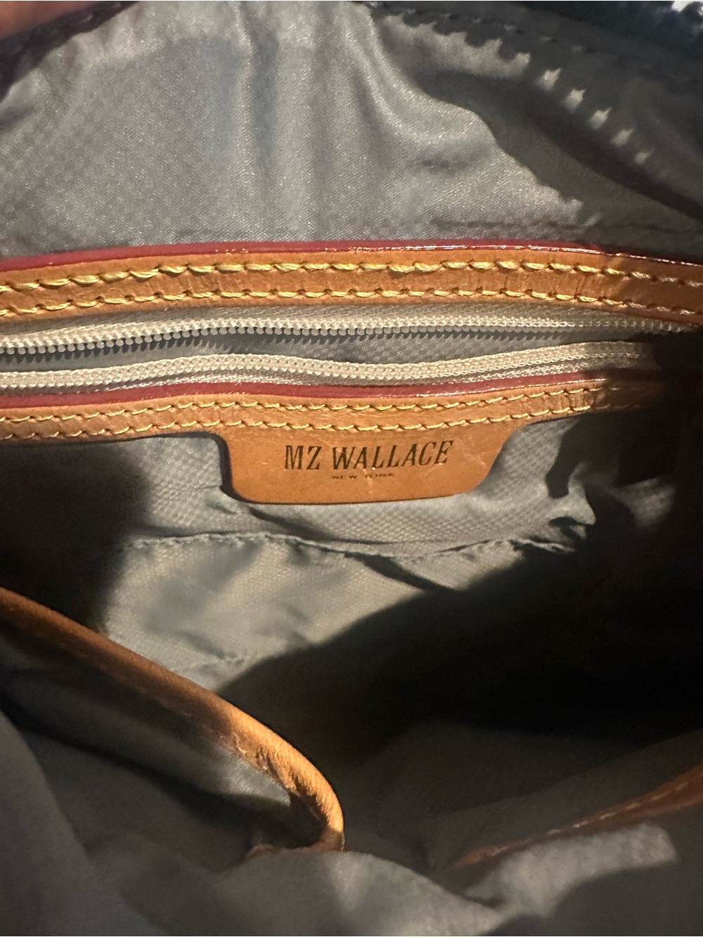 MZ Wallace Quilted Black Metro Flat Crossbody Bag - used once - Picture 5 of 5